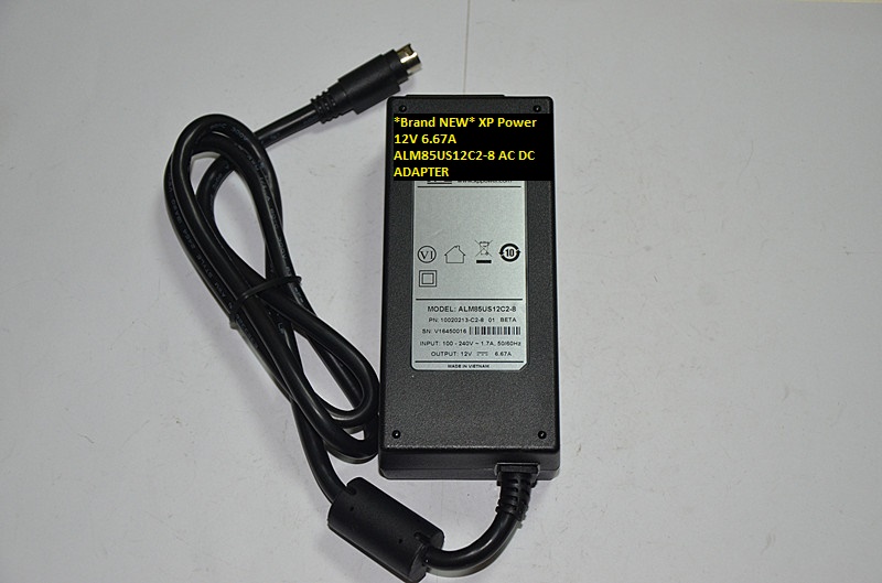 *Brand NEW* XP Power 12V 6.67A ALM85US12C2-8 AC DC ADAPTER